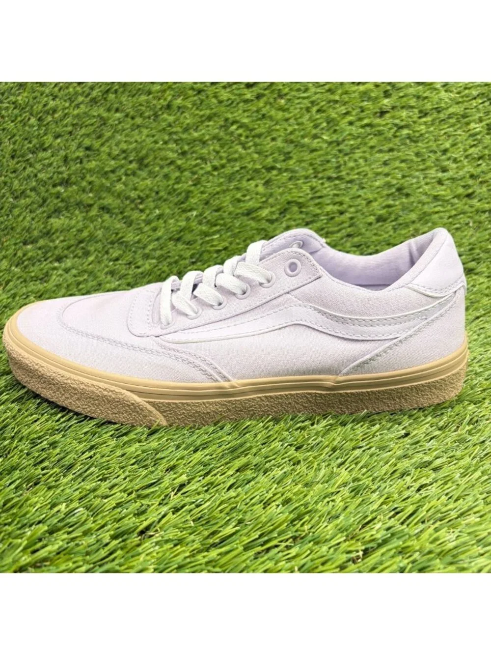 Vans Brooklyn LS Womens Size 10 Purple Athletic Walking Skate Shoes Sneakers